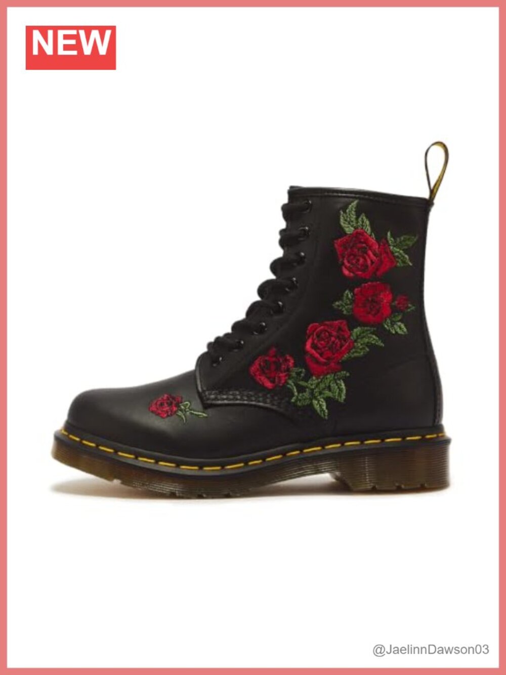 Dr. Martens Style Fashion Boots - Softy T Leather Lace Up Ankle Boots